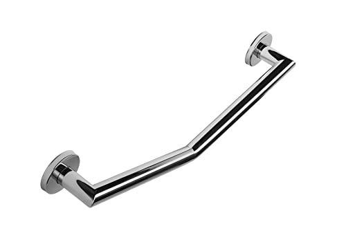 Croydex Moderne Edelstahl abgewinkelt Haltegriff mit Unterputzarmaturen, Chrom Croydex Moderne Edelstahl abgewinkelt Haltegriff mit Unterputzarmaturen, Chrom von Croydex