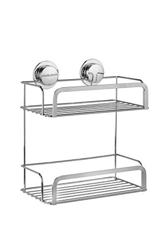 Croydex QM290541 Stick N Lock Selbstklebender Duschkorb, 5 Jahre rostfrei, silberfarben Croydex QM290541 Stick N Lock Selbstklebender Duschkorb, 5 Jahre rostfrei, silberfarben von Croydex