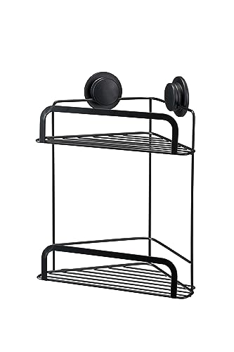 Croydex Stick 'n' Lock Eckkorb, 2 Ebenen, Mattschwarz Croydex Stick 'n' Lock Eckkorb, 2 Ebenen, Mattschwarz von Croydex