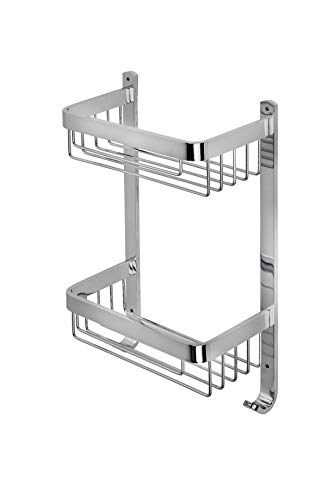 Croydex TV-Einheit, Metall, Weiß, 12.5x25.5x39 cm von Croydex