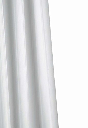 Croydex DUSCHVORHANG Textil WHT AF159022, Polyester, weiß, 1800 x 1800mm von Croydex