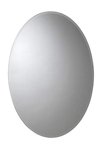 Croydex WC101569 Schrank, Aluminium, oval, 1-türig, 53,5 x 78,5 cm von Croydex