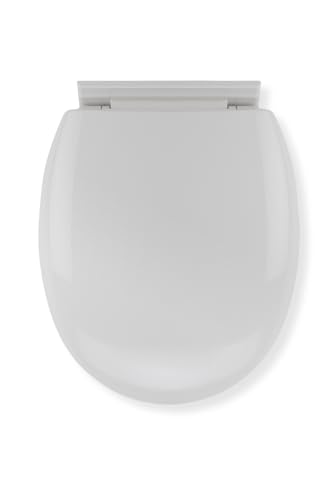 Croydex antibakterieller Toilettensitz mit langsam-schließendem Deckel weiß von Croydex