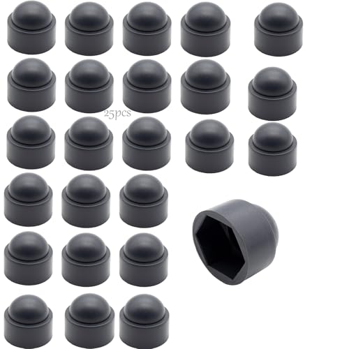 25 Stück Sechskant Schutzkappen M10, Schlüsselweite 17, Abdeckkappen für Schrauben, Kappe Mutter, Schutzkappe Schraube,Schwarz,Muttern Abdeckkappen Sechskantschrauben Schraubenkappe Abdeckung Endkappe 25 Stück Sechskant Schutzkappen M10, Schlüsselweite 17, Abdeckkappen für Schrauben, Kappe Mutter, Schutzkappe Schraube,Schwarz,Muttern Abdeckkappen Sechskantschrauben Schraubenkappe Abdeckung Endkappe von Crrynuo