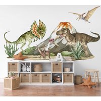 Dinosaurier Wandaufkleber, Tapete, Wanddruck, Wandkunst, Wandaufkleber Uk von CrtvPrinting