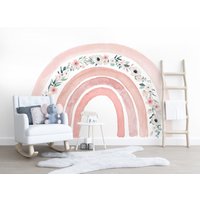 Regenbogen Wandaufkleber, Baby Mädchen Kinderzimmer Aufkleber, Wandtattoos, Boho Schlafzimmer Dekor von CrtvPrinting