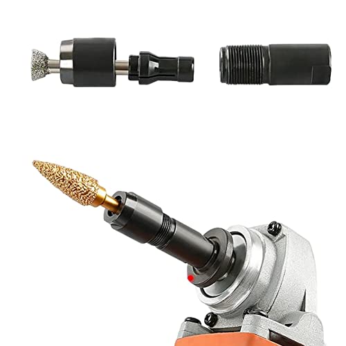 CruSio 2-Teiliger 100-Typ-Winkelschleifer, Modifizierter Adapter Für Gerades Schleiffutter, M10-Gewinde von CruSio