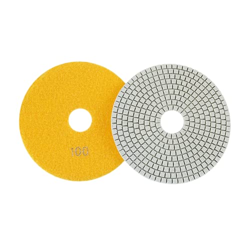 CruSio 6 Zoll 150 Mm Trocken-Nass-Diamant-Polierpads Flexible Schleifscheiben Für Granit 30#/100# von CruSio