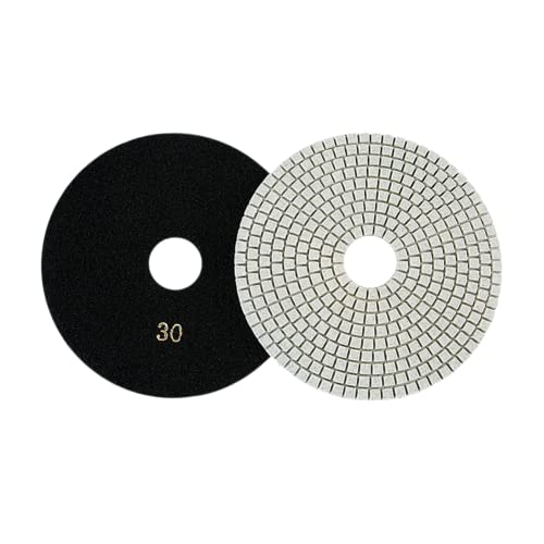 CruSio 6 Zoll 150 Mm Trocken-Nass-Diamant-Polierpads Flexible Schleifscheiben Für Granit 30#/30# von CruSio