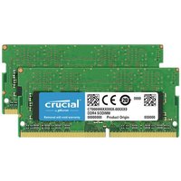 Crucial 2x16GB DDR4 Laptop-Arbeitsspeicher Kit DDR4 32GB 2 x 16GB 2400MHz 260pin SO-DIMM CL17 CT2K16 von Crucial