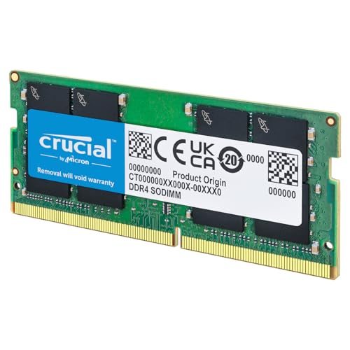 Crucial RAM CT8G4SFS824A 8GB DDR4 2400 MHz CL17 Laptop-Speicher Mehrfarbig von Crucial
