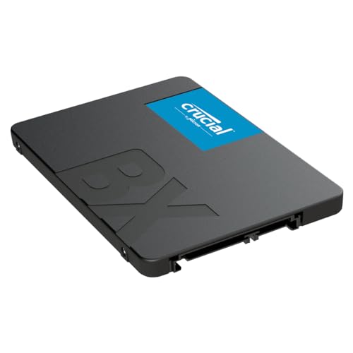 Crucial BX500 SATA SSD 1TB, 2,5" Interne SSD Festplatte, bis zu 540MB/s, 1TB SSD kompatibel mit Laptop und Desktop (PC), 3D NAND, Dynamische Schreibbeschleunigung - CT1000BX500SSD101 von Crucial