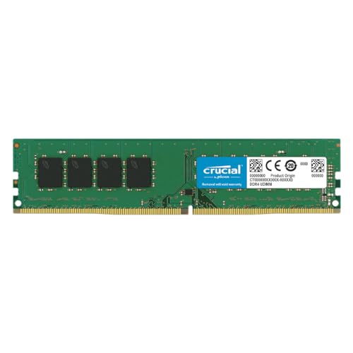 Crucial Basics 8GB DDR4 3200MT/s CL22 UDIMM 288-pin 1.2V Desktop Memory Crucial Basics 8GB DDR4 3200MT/s CL22 UDIMM 288-pin 1.2V Desktop Memory von Crucial