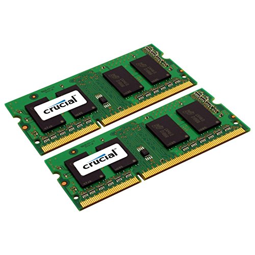 Crucial CT2KIT25664BF160BJ 4GB (2GBx2) Speicher Kit (DDR3L, 1600 MT/s, PC3L-12800, Single Rank, SODIMM, 204-Pin) von Crucial
