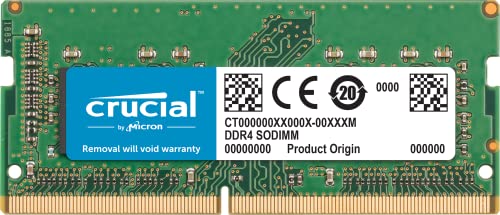 Crucial 32GB (DDR4, 2666 MT/s, CL19, SODIMM, 260-Pin) Arbeitsspeicher für Mac CT32G4S266M von Crucial
