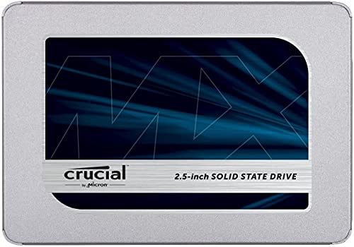 Crucial MX500 1TB 3D NAND SATA 2,5 Zoll Interne SSD, Bis zu 560 MB/s - CT1000MX500SSD101 (Acronis Edition) von Crucial