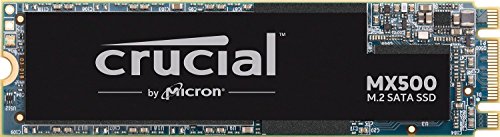 Crucial MX500 500GB CT500MX500SSD4-bis zu 560 MB/s (3D NAND, SATA, M.2 Type 2280SS, Internes SSD) von Crucial