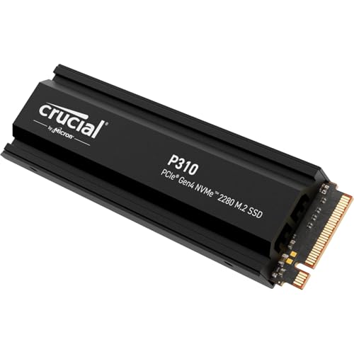 Crucial P310 4TB NVMe PCIe Gen4 x4 M.2 2280 interne Gaming-SSD Crucial P310 4TB NVMe PCIe Gen4 x4 M.2 2280 interne Gaming-SSD von Crucial