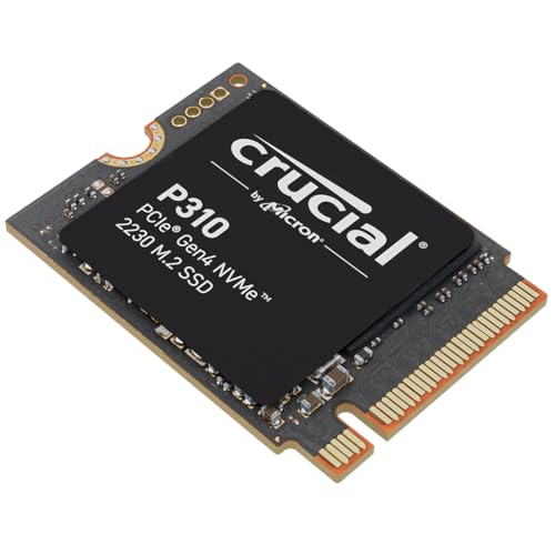Crucial P310 SSD 1TB M.2 2230 PCIe Gen4 NVMe, bis 7.100 MB/s, mit Steam Deck, ASUS ROG Ally, MSI Claw & Microsoft Surface kompatibel - CT1000P310SSD2 Crucial P310 SSD 1TB M.2 2230 PCIe Gen4 NVMe, bis 7.100 MB/s, mit Steam Deck, ASUS ROG Ally, MSI Claw & Microsoft Surface kompatibel - CT1000P310SSD2 von Crucial