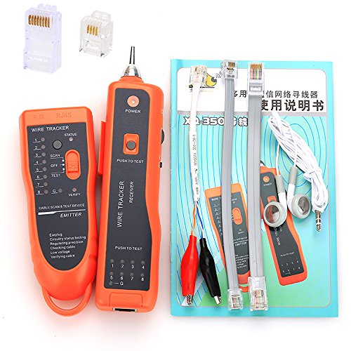 CRUISER RJ11 RJ45 Cat5 Cat6 Telephone Wire Tracker Tracer Toner Ethernet UTP LAN Network Cable Tester Detector Line Finder by Cruiser CRUISER RJ11 RJ45 Cat5 Cat6 Telephone Wire Tracker Tracer Toner Ethernet UTP LAN Network Cable Tester Detector Line Finder by Cruiser von Cruiser