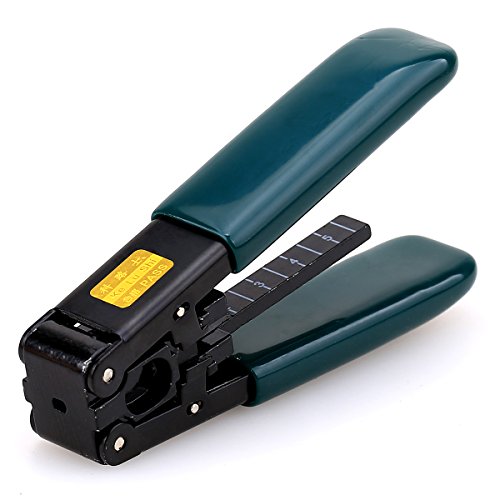 Cruiser Pixian Abisolierzange für Glasfaser, FTTH-Kabel, Grün, Drahtabisolierer, Wire Stripper, 3.1 mm, FRp von Cruiser