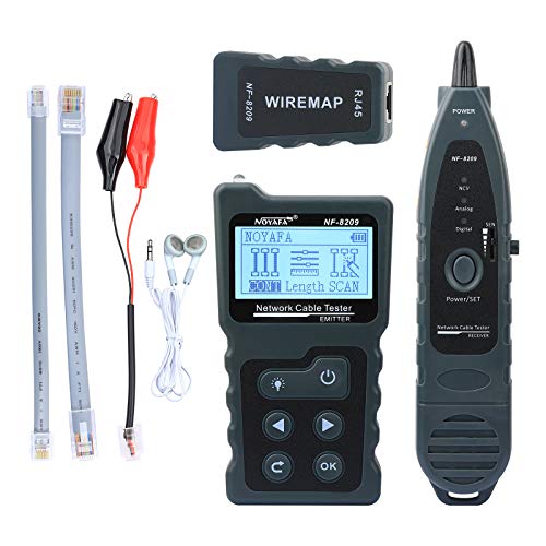 NF-8209 Netzwerkkabeltester mit PoE Wire Tracker CAT5e CAT6 CAT6a Kabellängenmessung NCV-Funktion Scankabel Wiremap 4 in 1 Tester NF-8209 Netzwerkkabeltester mit PoE Wire Tracker CAT5e CAT6 CAT6a Kabellängenmessung NCV-Funktion Scankabel Wiremap 4 in 1 Tester von Cruiser