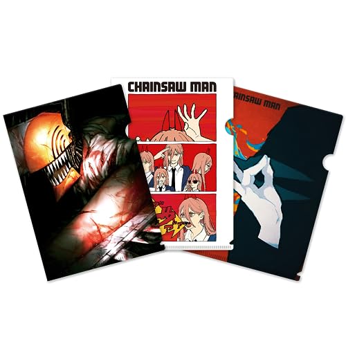 Crunchyroll - Chainsaw Man - Clearfile Set / Folien - (3 Stück) von Crunchyroll