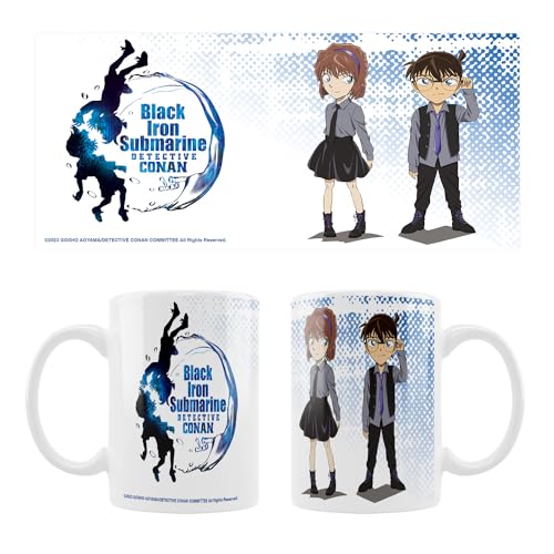 SAKAMI - Detektiv Conan - Conan Edogawa & Ai - Black Iron Submarine - Tasse, Mug - 320 ml - original & lizensiert von SAKAMI