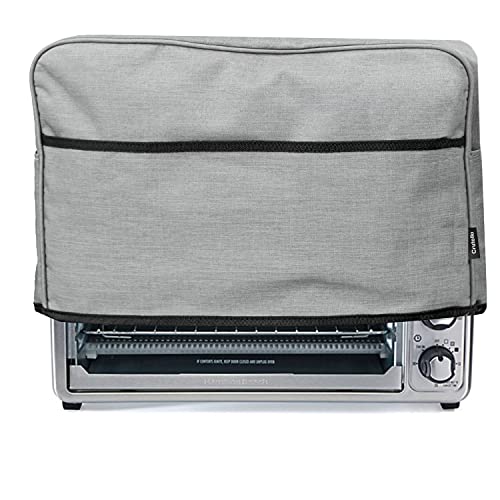 Crutello 6-Scheiben-Toaster-Ofenabdeckung mit Aufbewahrungstaschen – Staubschutzabdeckungen für kleine Geräte, kleine Toaster-Ofenabdeckung, 6-Scheiben-Toaster-Abdeckung von Crutello
