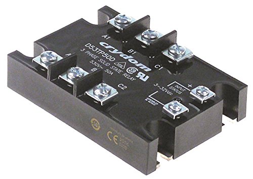 CRYDOM D53TP50D Leistungshalbleiter für SANREMO AC/DC Länge 105mm Breite 74mm Schraubanschluss 530V 50A 3 -phasig 4-32VDC von Crydom
