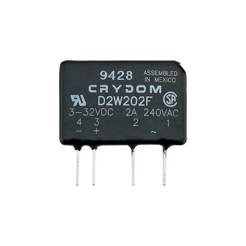 CRYDOM Halbleiterrelais, D2W202F, 2 A, Kontaktspannung (max.): 280 V/AC, Nullspannungsumschaltung, 1 Stück von Crydom