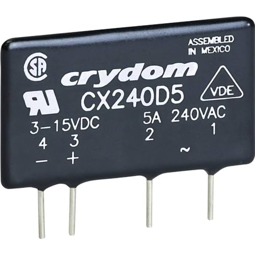 Crydom Halbleiterrelais CX240D5 5 A Schaltspannung (max.): 280 V/AC Nullspannungsschaltend 1 St. von Crydom