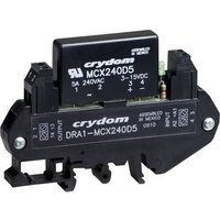 Crydom Halbleiterrelais DRA1-MCX240D5 5A Schaltspannung (max.): 280 V/AC Nullspannungsschaltend 1St. von Crydom