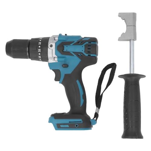 Bohrhammer, Elektrische Schlagbohrmaschine, Weicher Gummigriff mit Hocheffizientem Zum Bohren in Holz, Metall und Kunststoff von Cryfokt