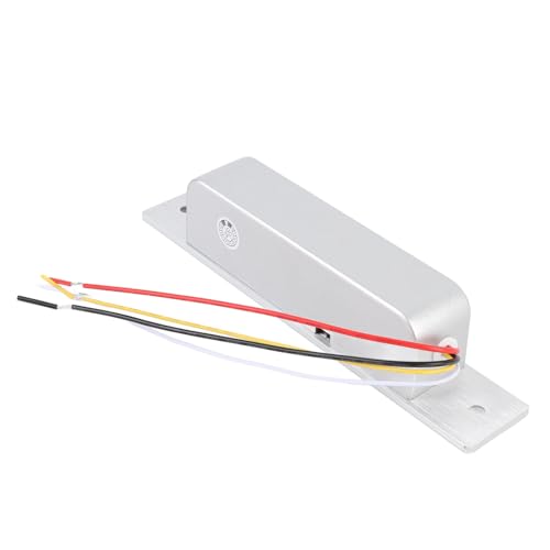 Cryfokt 12 V 24 V Elektrische Sperre, Zugangskontrolle Elektrische Schloss Weniger Stromverbrauch Niedrige Temperaturarbeiten für Holztüren von Cryfokt