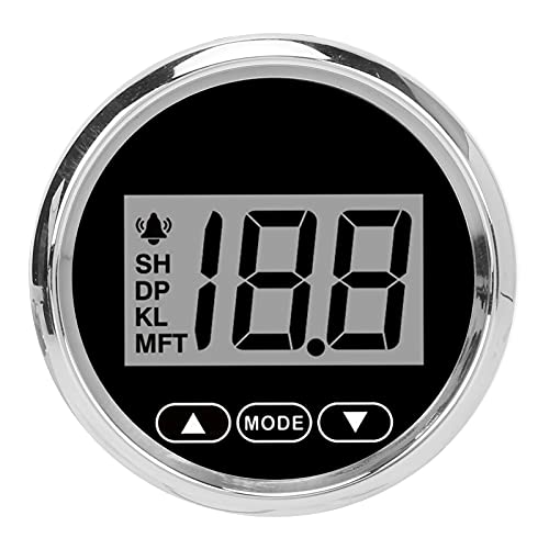 Cryfokt 2in Digitaler Tiefe, Präziser Tiefendetektor mit Maximal 100 M/110YD -Tiefe, Haltbarkeit und Anti -Vibration, Anti -Fog -Tiefen -Tester für Yachten, Kleine Boote, Fischerboote Cryfokt 2in Digitaler Tiefe, Präziser Tiefendetektor mit Maximal 100 M/110YD -Tiefe, Haltbarkeit und Anti -Vibration, Anti -Fog -Tiefen -Tester für Yachten, Kleine Boote, Fischerboote von Cryfokt