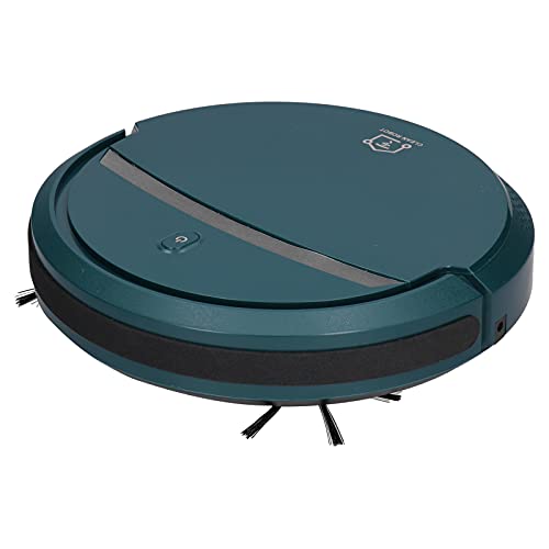 Cryfokt 3 In 1 Roboter Staubsauger, USB Aufladung Zeitliche Koordinierung Kehrmaschine mit Starker Saugleistung, Super DüNn, Ruhig Fegen Und Wischen Roboterstaubsauger für Home Office Einsatz(Grün) von Cryfokt