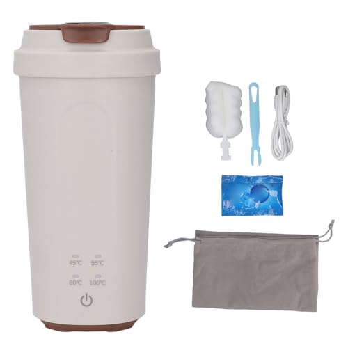 Cryfokt 500 Ml 300W Kompakte und Tragbare Elektrische Wasserkocher für Tee Kaffeelchmilch, Verstellbare Wärmekonservierung Reisekessel, Teekaffeekessel aus Edelstahl, Cryfokt 500 Ml 300W Kompakte und Tragbare Elektrische Wasserkocher für Tee Kaffeelchmilch, Verstellbare Wärmekonservierung Reisekessel, Teekaffeekessel aus Edelstahl, von Cryfokt