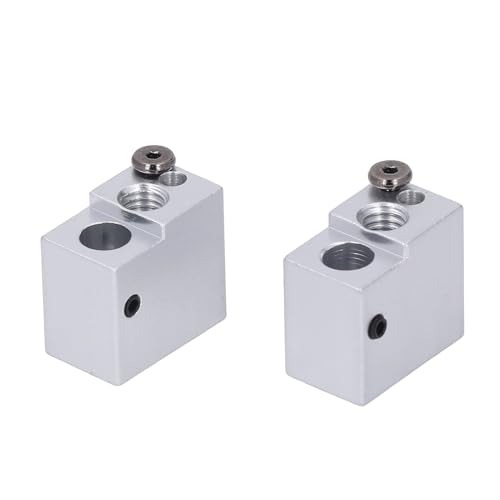 Cryfokt Aluminiumheizungsblock, 2pcs Aluminiumheizungsblock Zum Drucken von Cryfokt