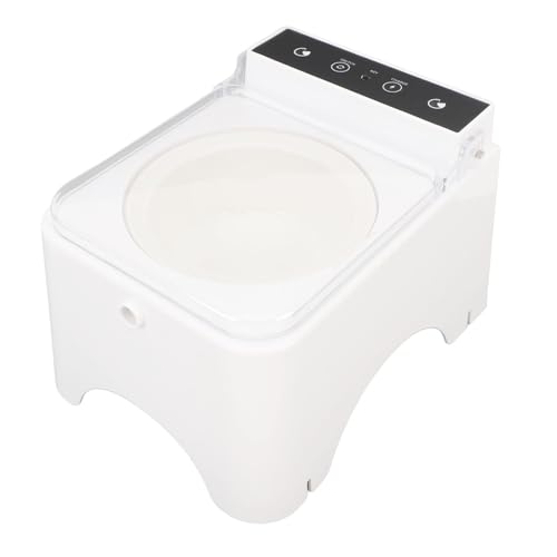 Cryfokt Automatische Katzenfutterautomatin, Automatische Erfassungsheime mit Transparentem Deckel, Erhöhte Hundekatze Food -Schüssel mit USB -Kabel, 8,27 X 6,3 X 5,91 Zoll (Yellow) von Cryfokt