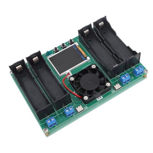 Cryfokt Batteriekapazitätstester, Breite Verwendung Zyklischer Ladungsladung 4 -Kanal DC5V Batterie Batterie -Widerstandsmesser für die Messung von Cryfokt