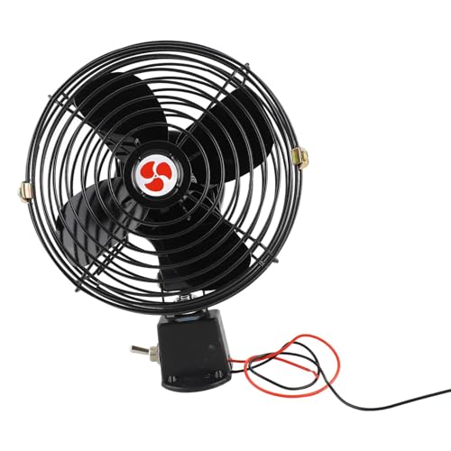 Cryfokt Bootskühlventilator, 12 -V -Metall DC Autos mit Einem 2 Geschwindigkeits schweren Metall Wind (6 Zoll) von Cryfokt