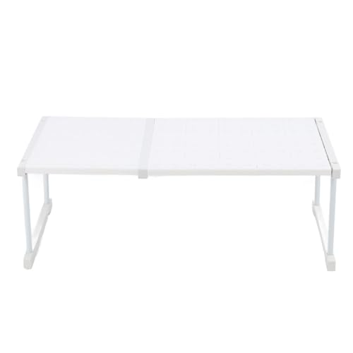 Cryfokt Closet Organizer, Platz Sparende Garderobe Organizer Kohlenstoffstahl ABS PP für Schrank (Länge 67-88cm / 26,4-34,6in) von Cryfokt