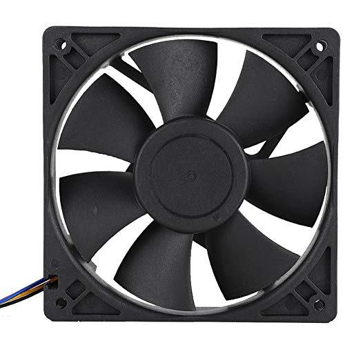 Cryfokt Doppelkugellager PWM -Kühlventilator, Kühlventilator, Großer Luftvolumen 4Pin -Kühllüfter, Plastikblätter für Extreme Wärmeableitungen/Server mit von Cryfokt