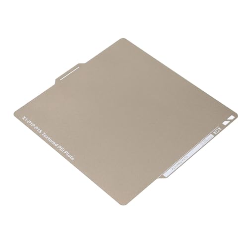 Cryfokt Double -Side -Side PEI Blatt, Starke Haftung von 257x257 Mm Doppelseitiger PEI für Hochtemperaturbeständige Konstruktionen mit Schutzfilm für Anfänger für 3D Drucker von Cryfokt