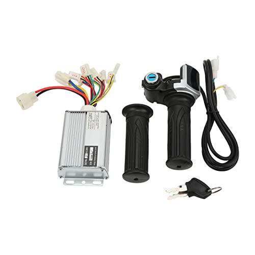 Cryfokt Drosselklappengriff mit Schloss, 36 -V -Motorbürstendrehzahlregler Wärmeissipation für Mini Fahrrad für Taschenräder Cryfokt Drosselklappengriff mit Schloss, 36 -V -Motorbürstendrehzahlregler Wärmeissipation für Mini Fahrrad für Taschenräder von Cryfokt