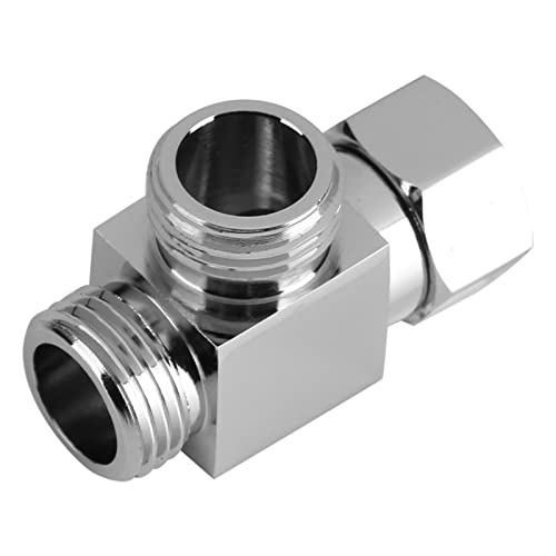 Cryfokt Duschkopf -Erweiterung, T -Formadapter Duscharmadapter, Duschadapter Universal Duschkomponente Messing mit Verchromtem Schicht für Badezimmerhotel Cryfokt Duschkopf -Erweiterung, T -Formadapter Duscharmadapter, Duschadapter Universal Duschkomponente Messing mit Verchromtem Schicht für Badezimmerhotel von Cryfokt