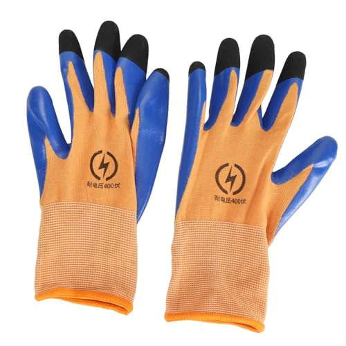 Cryfokt Elektrikerarbeit, Antislip -Touchscreen -Flamme Reparaturen Isolierhandschuhe Schützende Flexible Vielseitige für Geräte Installation von Cryfokt