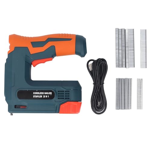 Cryfokt Elektrische Grundnahrungsmittelpistole, DC 5V Brad Nailer Bis zu 1000 Heftklammern Einmal, mit Heftklammern Nägeln, F oder Polster, Materialreparatur, Schreinerei, Verstärkter Cryfokt Elektrische Grundnahrungsmittelpistole, DC 5V Brad Nailer Bis zu 1000 Heftklammern Einmal, mit Heftklammern Nägeln, F oder Polster, Materialreparatur, Schreinerei, Verstärkter von Cryfokt