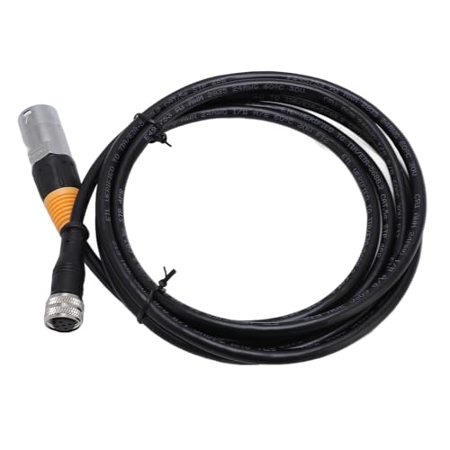 Cryfokt Ethernet-Kabel Gegen Dehnung Gegen Interferenz RJ45 Bis M12-5P LAN IP67 Wasserversorgungskabel für Überwachungssysteme (5M / 16,4Ft) von Cryfokt